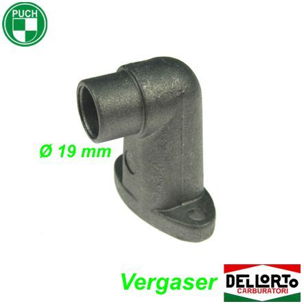 Mofa Vergaserstutzen Ansaugstutzen Maxi Ø 14-16 mm Dellorto Vergaser